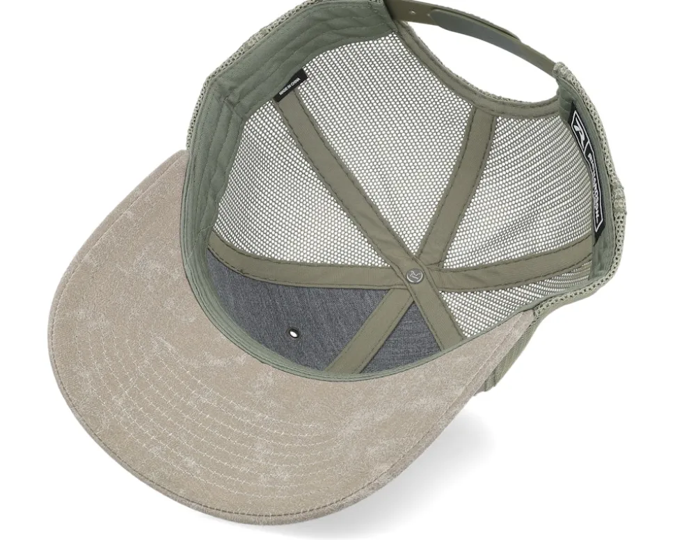 112wf Fremont Split Khaki/Loden Trucker - Richardson