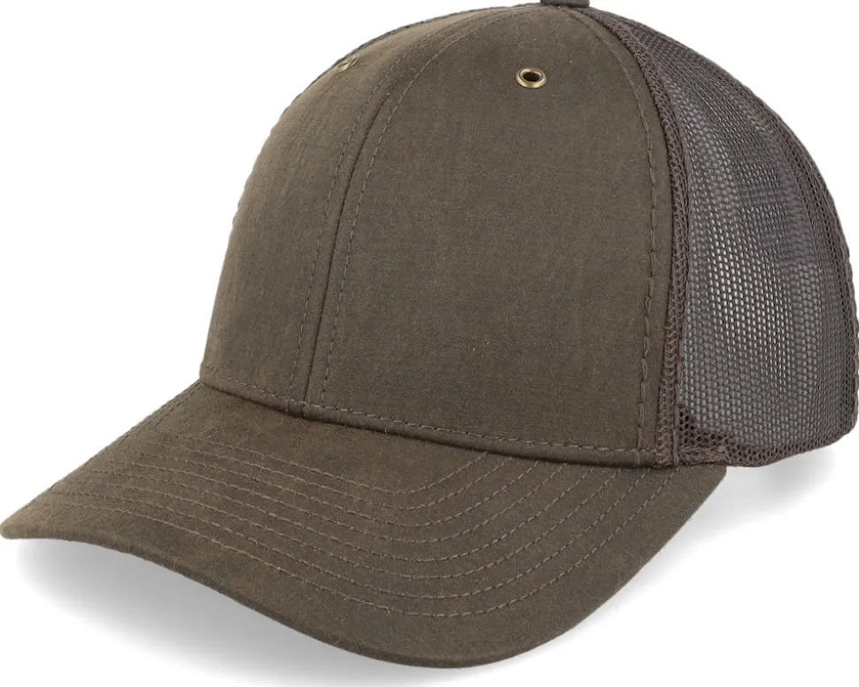 112wf Fremont Split Khaki/Loden Trucker - Richardson