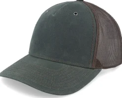 112wh Hawthorne Split Dark Olive/Coffee Trucker - Richardson