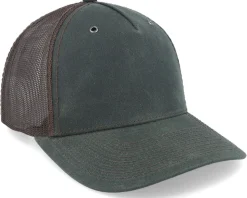 112wh Hawthorne Split Dark Olive/Coffee Trucker - Richardson