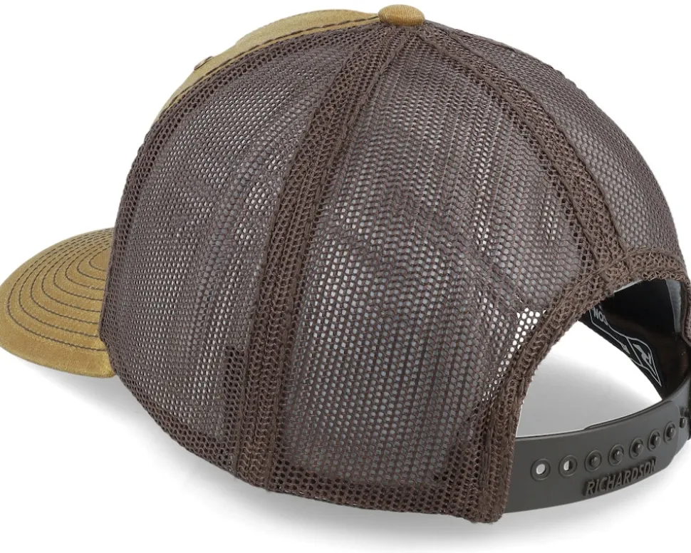 112wh Hawthorne Split Whiskey/Brown Trucker - Richardson