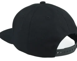 Whaler 6 Panel Cap Black Snapback - Herschel