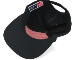 Whaler 6 Panel Cap Black Snapback - Herschel