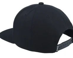 Whaler 6 Panel Cap Black Snapback - Herschel