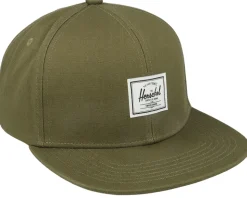 Whaler 6 Panel Cap Ivy Green Snapback - Herschel