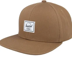 Whaler 6 Panel Cap Rubber Snapback - Herschel