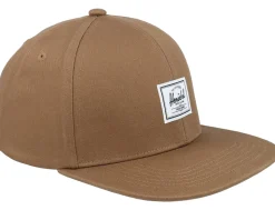 Whaler 6 Panel Cap Rubber Snapback - Herschel