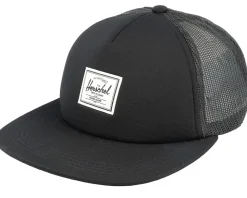 Whaler Mesh Black Classic Logo Trucker - Herschel