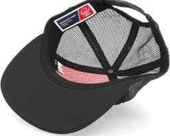 Whaler Mesh Black Classic Logo Trucker - Herschel