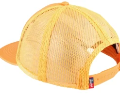 Whaler Mesh Classic Logo Safety Orange Trucker - Herschel
