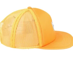 Whaler Mesh Classic Logo Safety Orange Trucker - Herschel