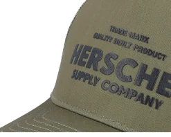 Whaler Tall Mesh Shop Cap Ivy Green A-Frame Trucker - Herschel