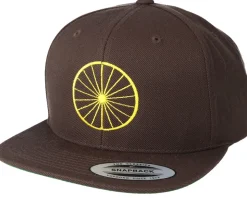 Wheel Brown/Yellow Snapback - Bike Souls