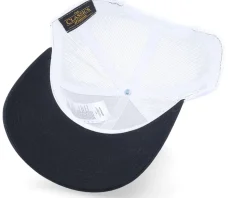 White Fish Hook Logo Black/White Trucker - Skillfish