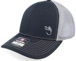 White Fish Hook Logo Pink/White Trucker - Skillfish