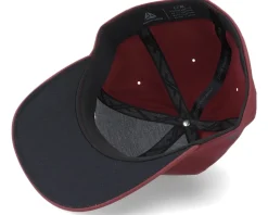 White Insignia Delta Seamless Maroon Flexfit - Padelville