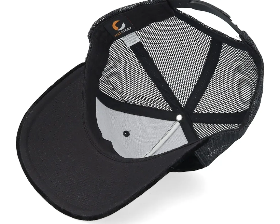 White Panther Black Velvet Trucker - Iconic