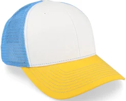 White/Light Blue/Gold Trucker - Equip