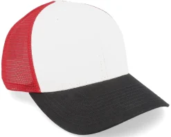 White/Scarlet Trucker - Equip