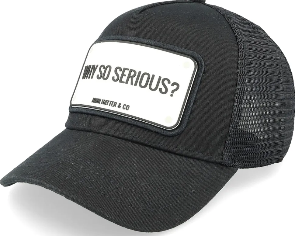 Why So Serious? Black Trucker - John Hatter & Co