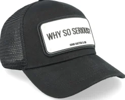Why So Serious? Black Trucker - John Hatter & Co