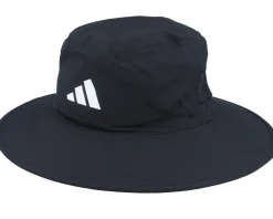 Wide Brim Golf Hat Black Bucket - Adidas