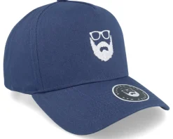 Wild Beard Movember A-Frame Navy Adjustable - Bearded Man