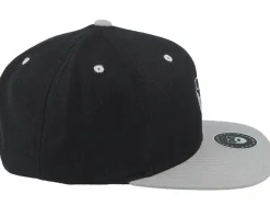 Wild Beard Movember Black/Silver Snapback - Bearded Man