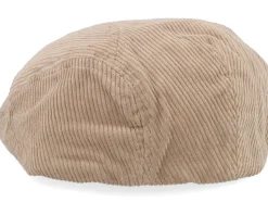 Wild Corduroy Sixpence Khaki Flat Cap - Upfront