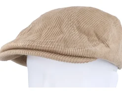 Wild Corduroy Sixpence Khaki Flat Cap - Upfront