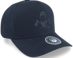 Wild Life Axe Logo Black A-frame Adjustable - Bearded Man