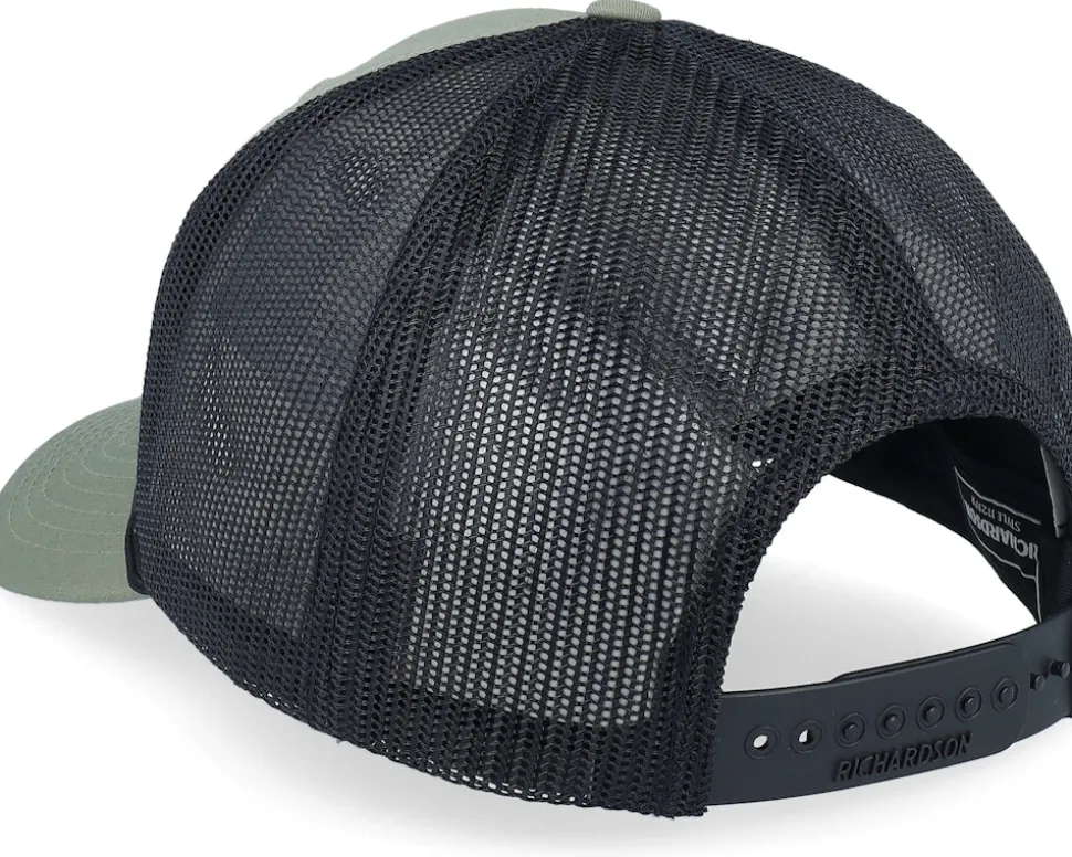 Wildlife Eagle Big Patch Loden/Black Rope A-Frame Trucker - Wild Spirit