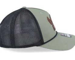 Wildlife Eagle Big Patch Loden/Black Rope A-Frame Trucker - Wild Spirit