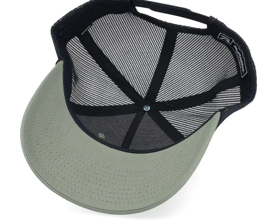 Wildlife Eagle Big Patch Loden/Black Rope A-Frame Trucker - Wild Spirit