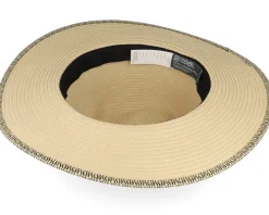 Wimbledon Natural Straw Hat - Coal