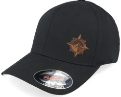 Windrose Mountain Brown Patch Black Flexfit - Wild Spirit