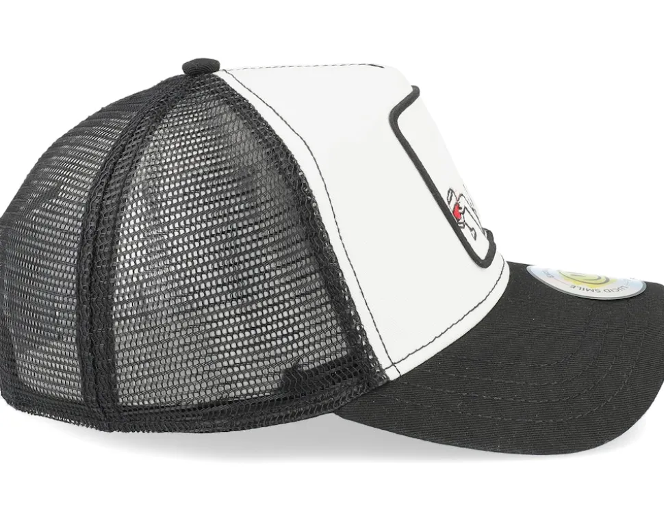 Wine Girl Patch White/Black Trucker - Lucid Smile