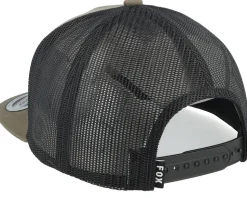 Winged Light Olive/Black Trucker Snapback - Fox