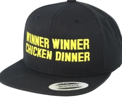 Winner Winner Chicken Dinner Black Snapback - Iconic