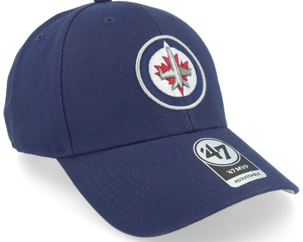 Winnipeg Jets Mvp Navy Adjustable - 47 Brand