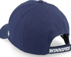 Winnipeg Jets Mvp Navy Adjustable - 47 Brand