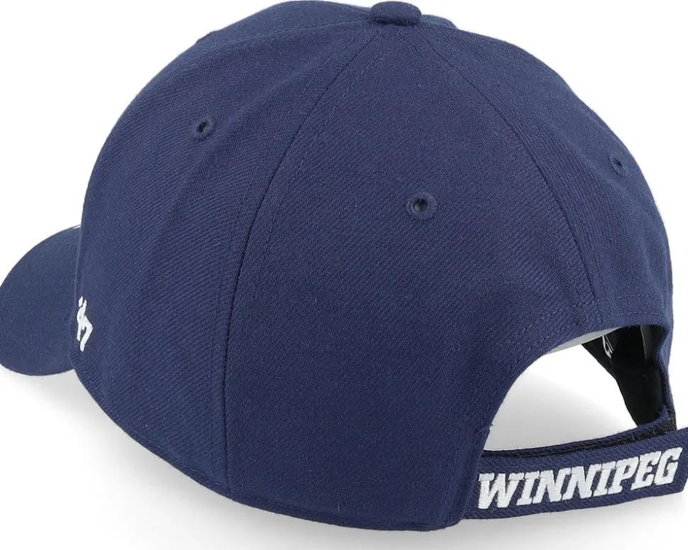 Winnipeg Jets Mvp Navy Adjustable - 47 Brand