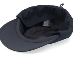 Winter Cap Black Ear Flap 5-Panel - Jack Wolfskin