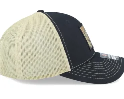 Wolf Gold Patch Black/Vegas Gold Trucker - Iconic