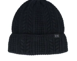 Women Halftime Cable Knit Beanie Camel Cuff - Under Armour