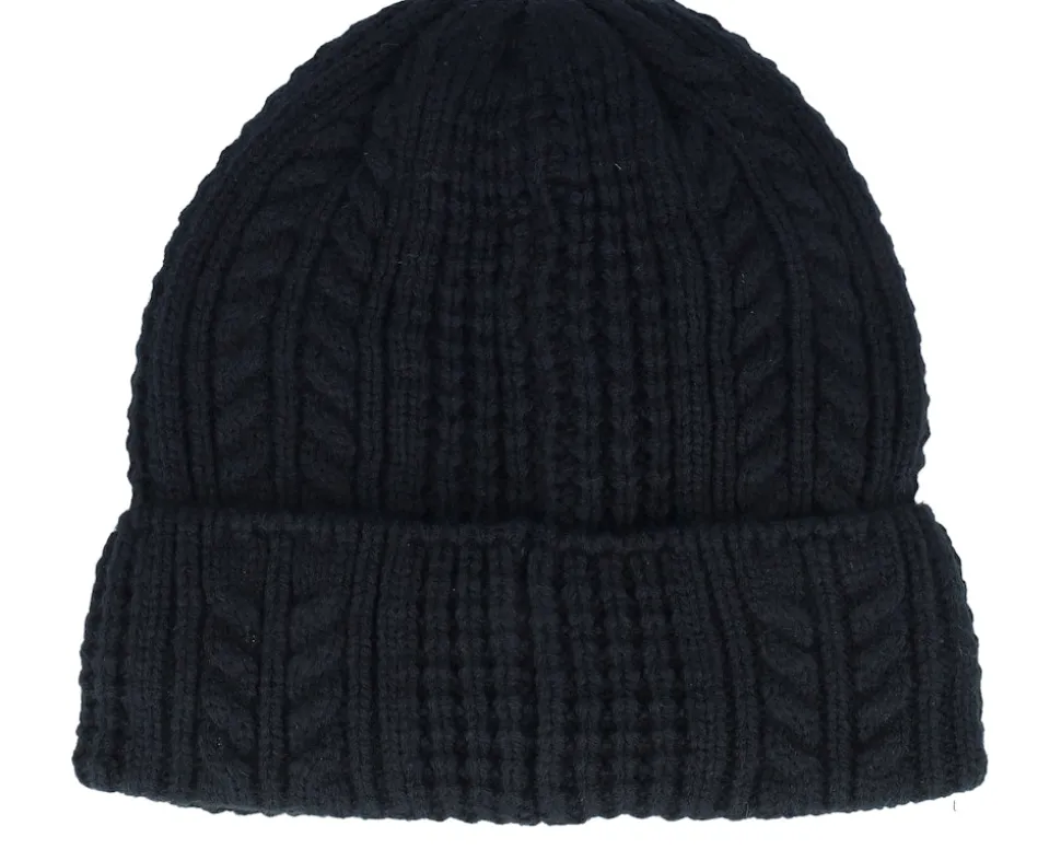 Women Halftime Cable Knit Beanie Black Cuff - Under Armour