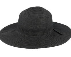 Womens Brighton Black Sun Hat - Sur la tête