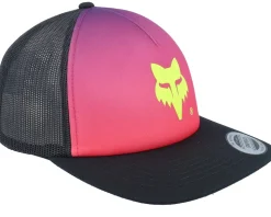 Womens Elevated Hat Pink/Black Trucker - Fox