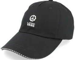 Womens High Standard Hat Black/White Dad Cap - Vans