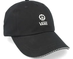 Womens High Standard Hat Black/White Dad Cap - Vans
